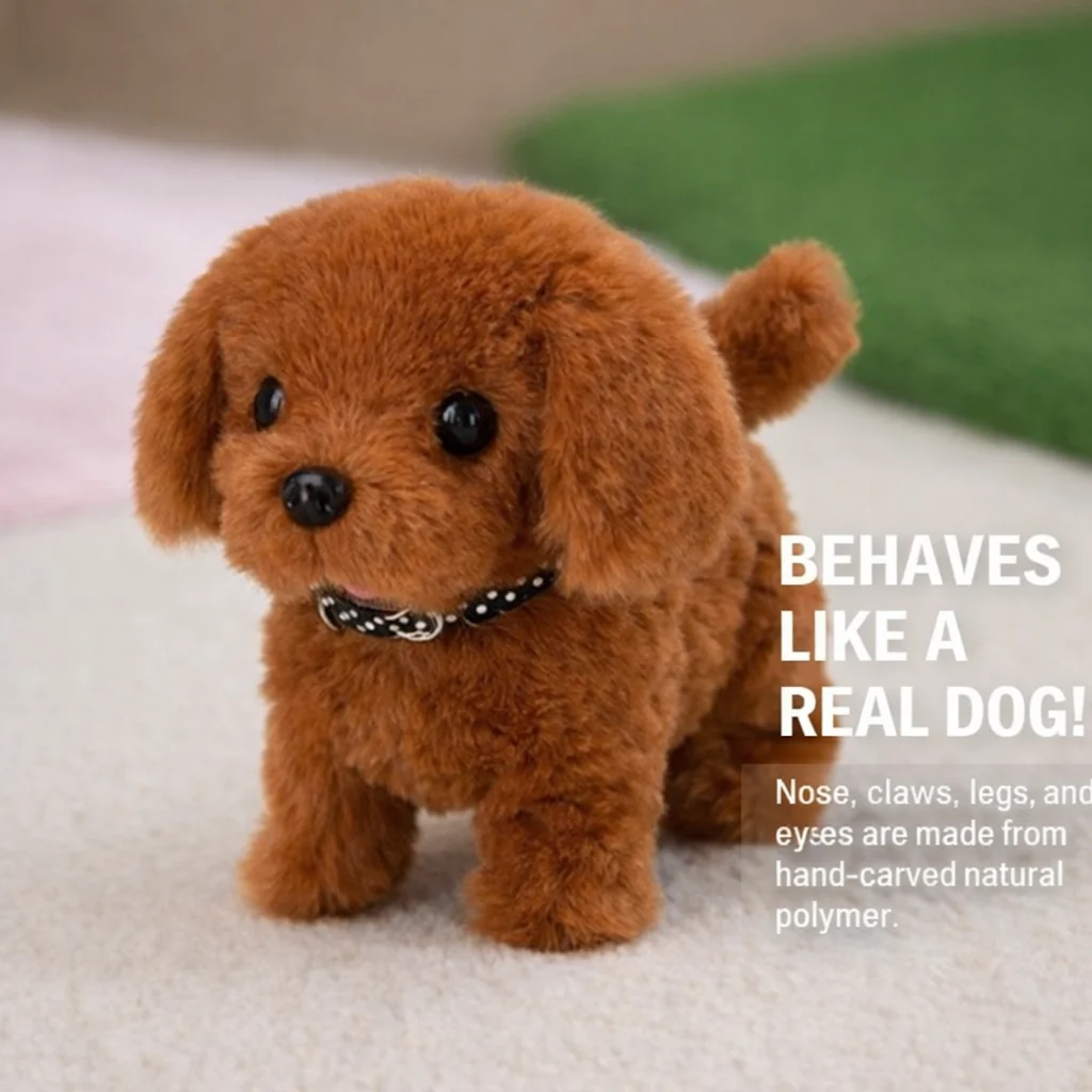 Robot Dog Toy Interactive Plush Fun Companion Walking Dog Toy - Image 5